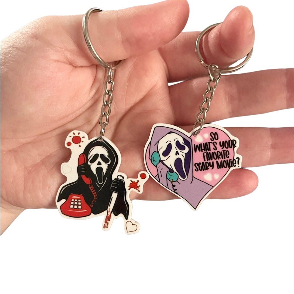 Ghostface “Scream” Keychains